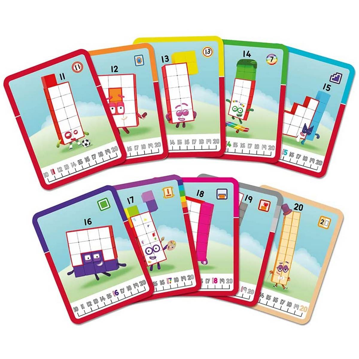Learning Resources Mathlink® Cubes Numberblocks® 11 - 20 Activity Set - ABC School Supplies