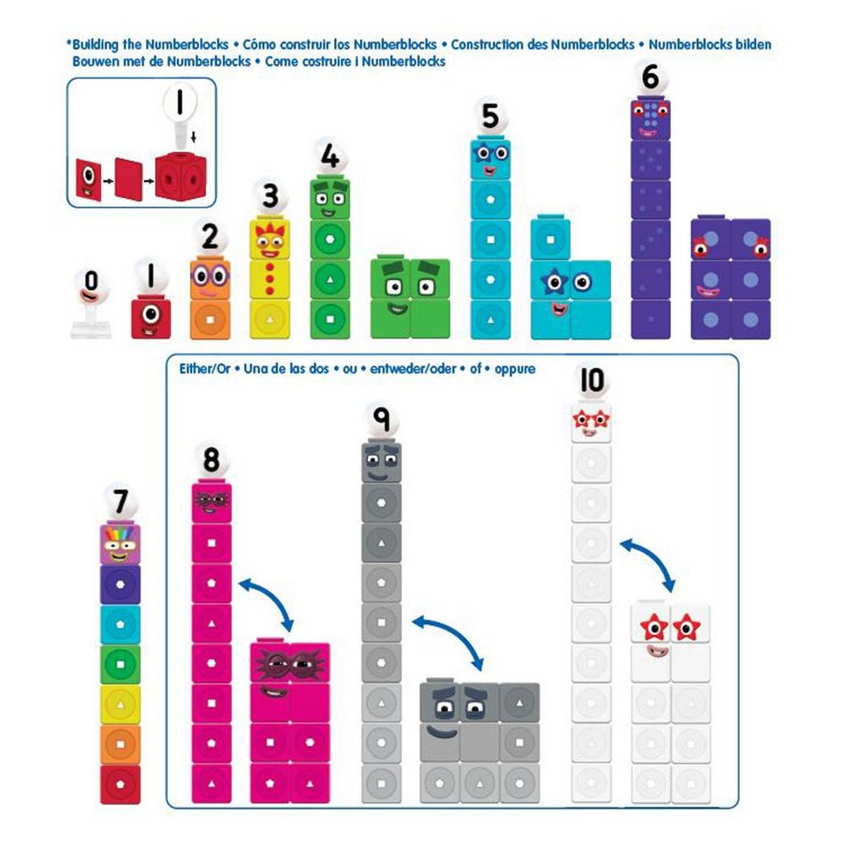 Learning Resources Mathlink® Cubes Numberblocks® 110 Activity Set - ABC School Supplies