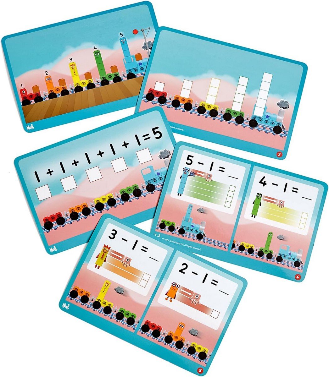Learning Resources Mathlink® Cubes Numberblocks® Express Train Activity Set - ABC School Supplies