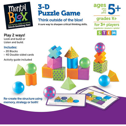 Learning Resources Mental Blox® Critical Thinking Game - ABC School Supplies