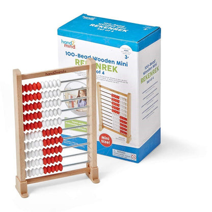 Learning Resources Mini 100 Bead Rekenrek, Set Of 25 - ABC School Supplies