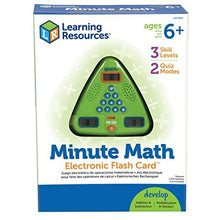 Learning Resources Minute Math Electronic Flash Card™ - ABC School Supplies