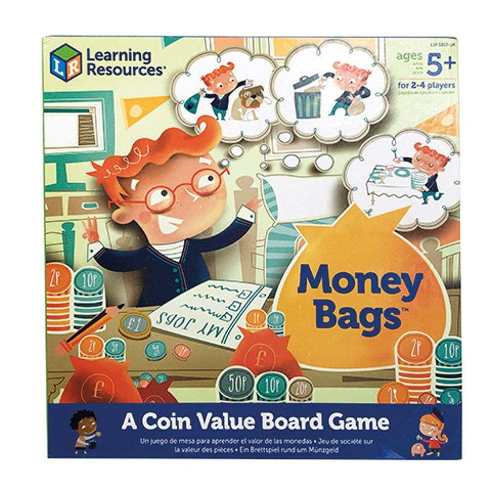 Learning Resources Money Bags™ A Coin Value Game (Uk Currency) - ABC School Supplies