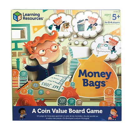Learning Resources Money Bags™ A Coin Value Game (Uk Currency) - ABC School Supplies