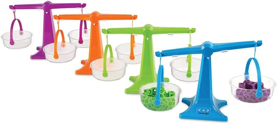 Learning Resources Nestable Pan Balances, Set Of 4 - ABC School Supplies