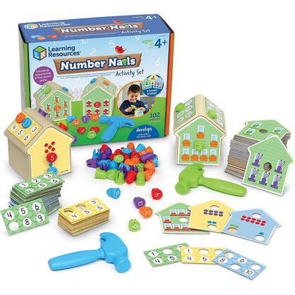 Learning Resources Number Nails! Activity Set - ABC School Supplies