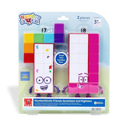 Learning Resources Numberblocks Friends Seventeen and Eighteen - ABC School Supplies