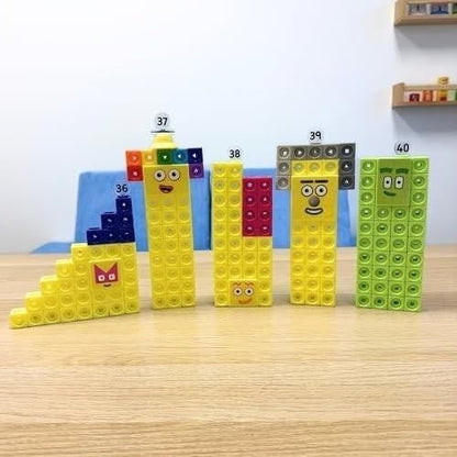 Learning Resources Numberblocks MathLink Cubes 31-40 - ABC School Supplies