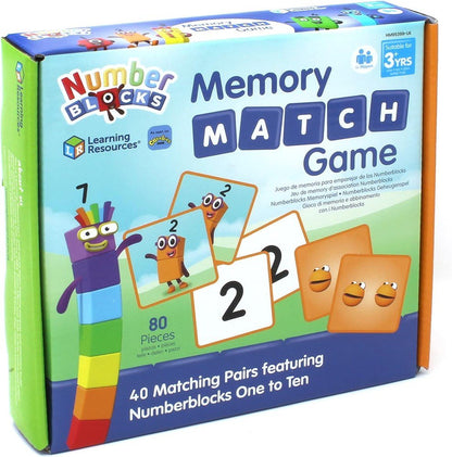 Learning Resources Numberblocks® Memory Match Game - ABC School Supplies