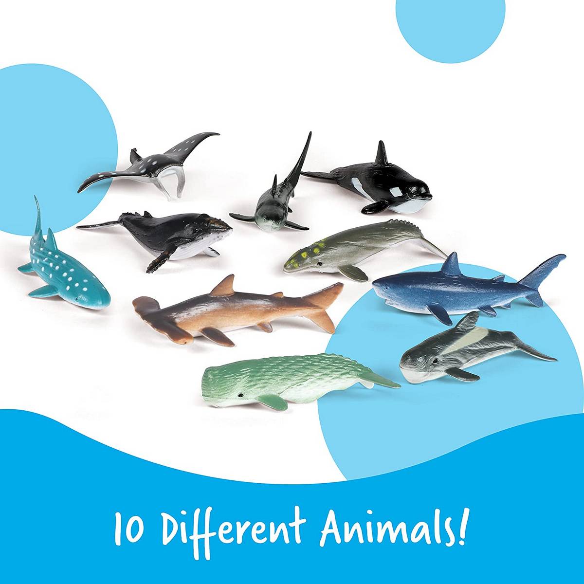 Learning Resources Ocean Animals Counters (Set Of 50) - ABC School Supplies