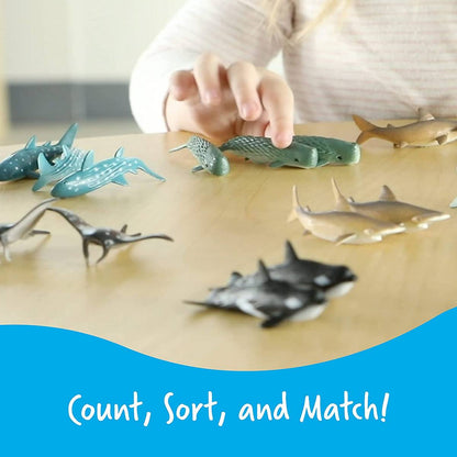Learning Resources Ocean Animals Counters (Set Of 50) - ABC School Supplies