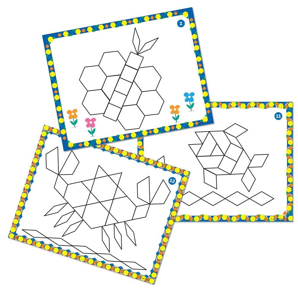 Learning Resources Pattern Block Design Cards - ABC School Supplies