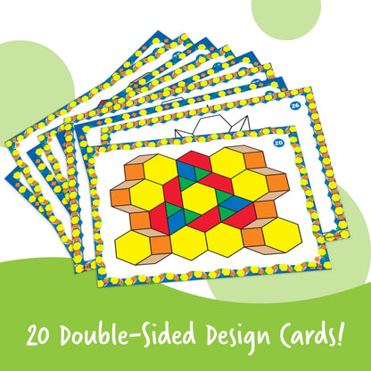 Learning Resources Pattern Block Design Cards - ABC School Supplies