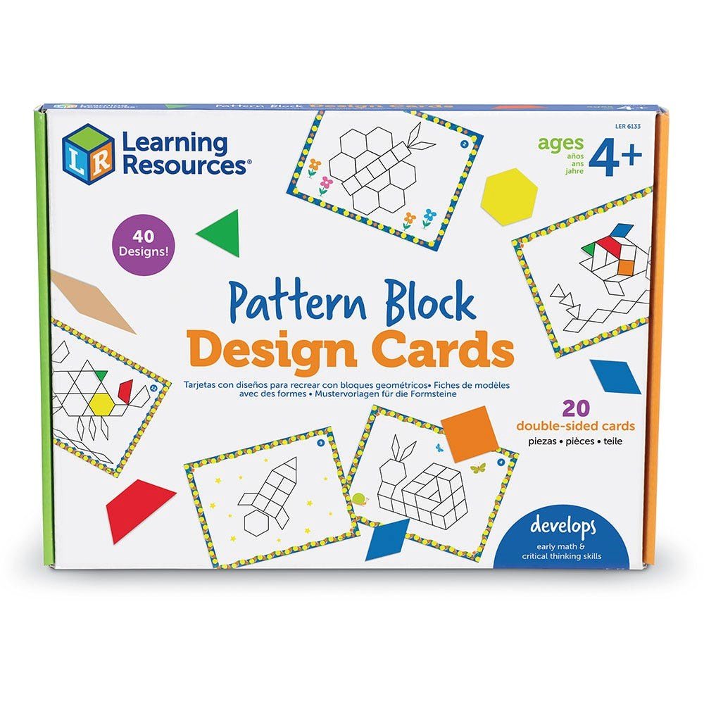 Learning Resources Pattern Block Design Cards - ABC School Supplies
