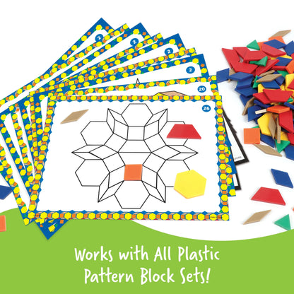 Learning Resources Pattern Block Design Cards - ABC School Supplies