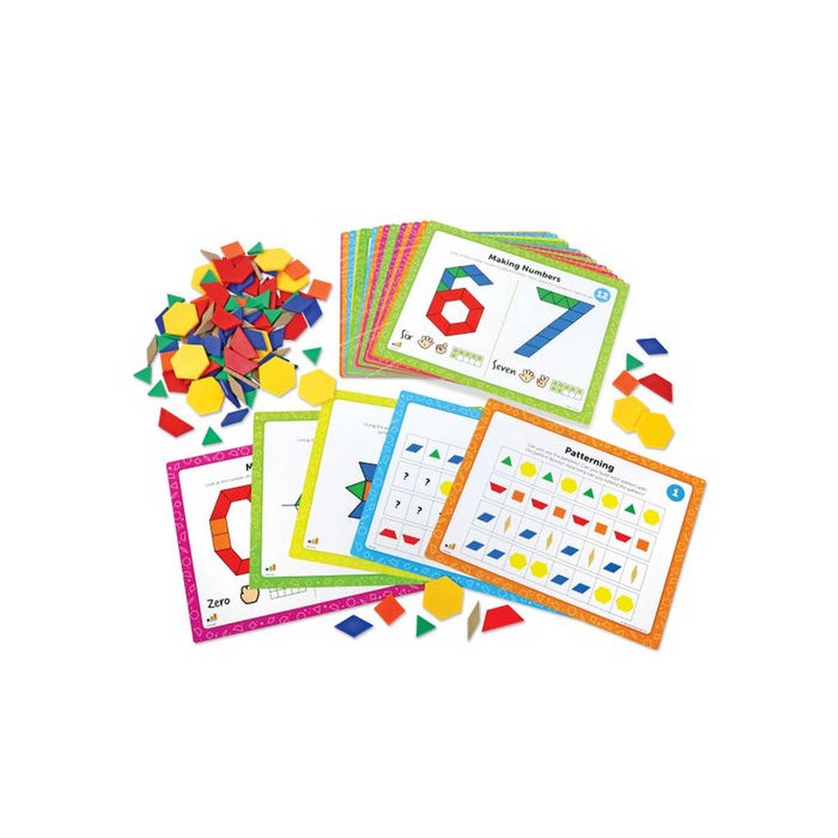Learning Resources Pattern Block Math Activity Set - ABC School Supplies