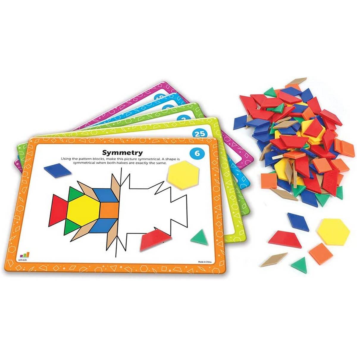Learning Resources Pattern Block Math Activity Set - ABC School Supplies