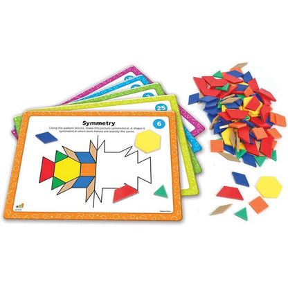 Learning Resources Pattern Block Math Activity Set - ABC School Supplies