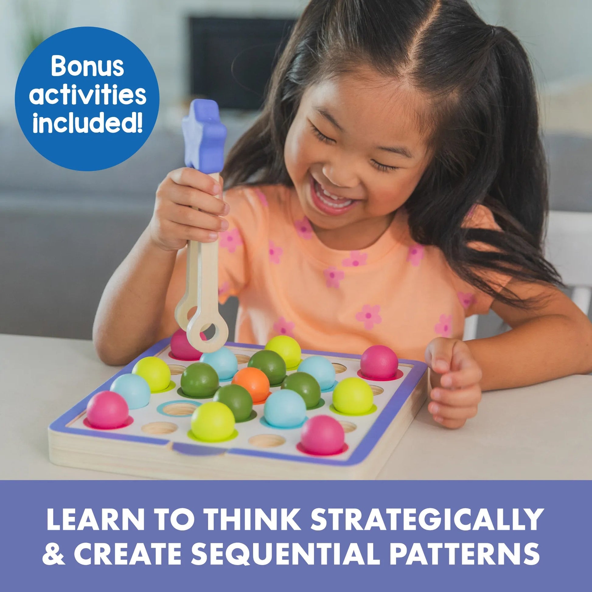 Learning Resources Pattern & Sequencing Wooden Board - ABC School Supplies