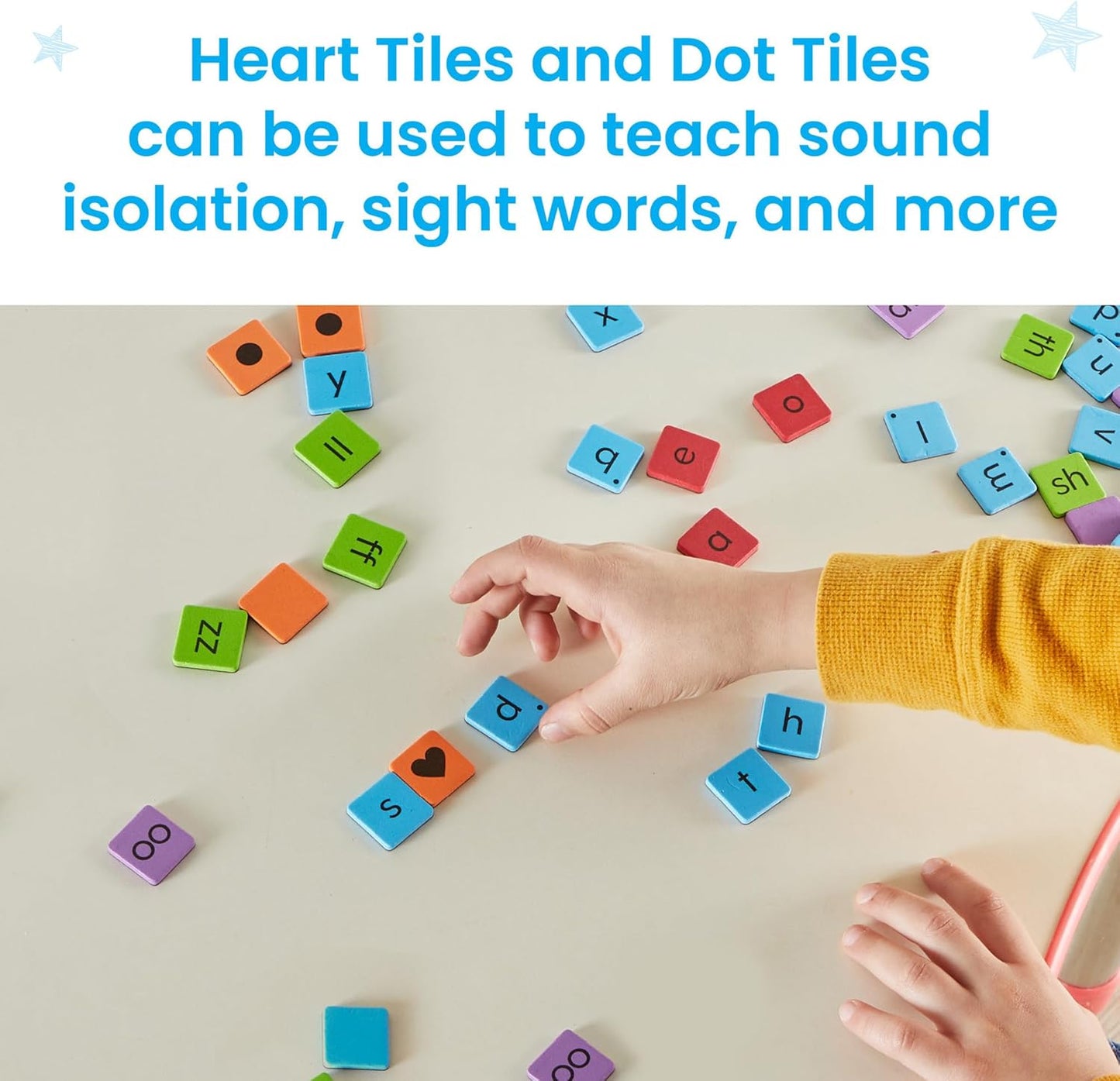 Learning Resources Phonics Wordbuilding Magnetic Tiles - ABC School Supplies