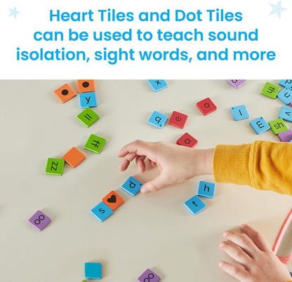 Learning Resources Phonics Wordbuilding Magnetic Tiles - ABC School Supplies