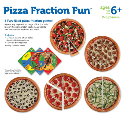 Learning Resources Pizza Fraction Fun™ Game - ABC School Supplies