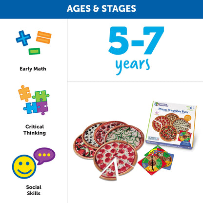 Learning Resources Pizza Fraction Fun™ Game - ABC School Supplies