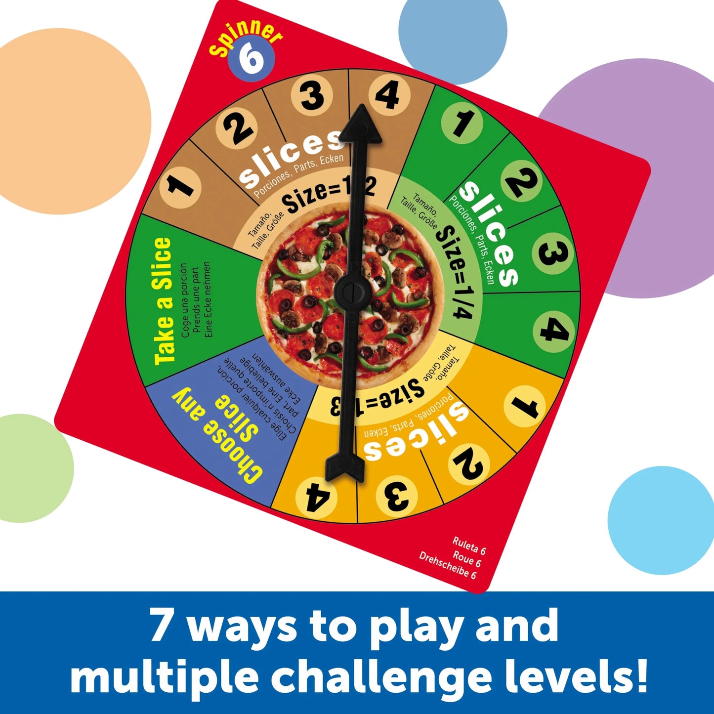 Learning Resources Pizza Fraction Fun™ Game - ABC School Supplies