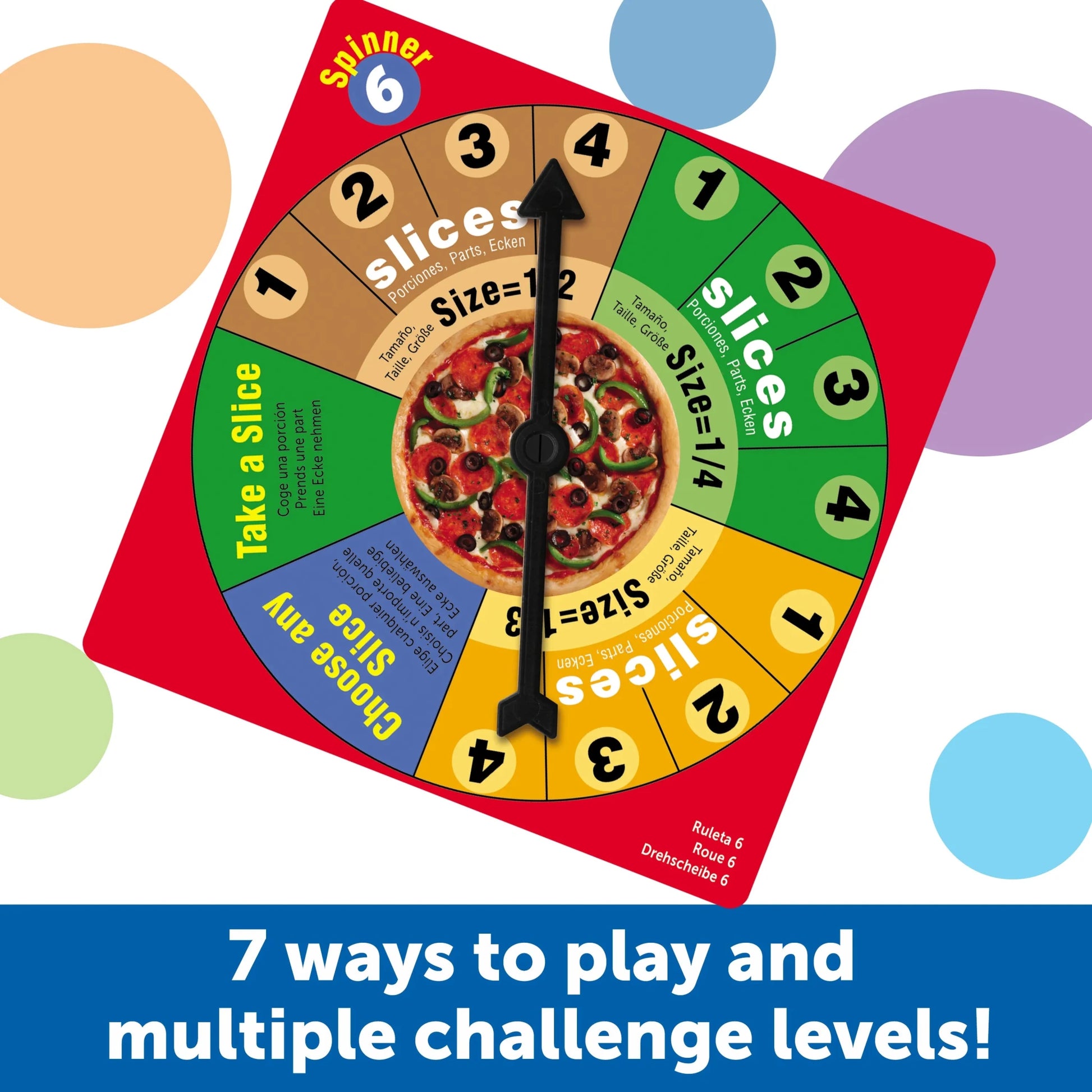 Learning Resources Pizza Fraction Fun™ Game - ABC School Supplies