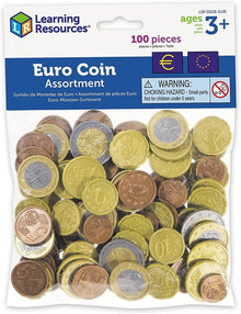 Learning Resources Play Euro Coins Set - ABC School Supplies