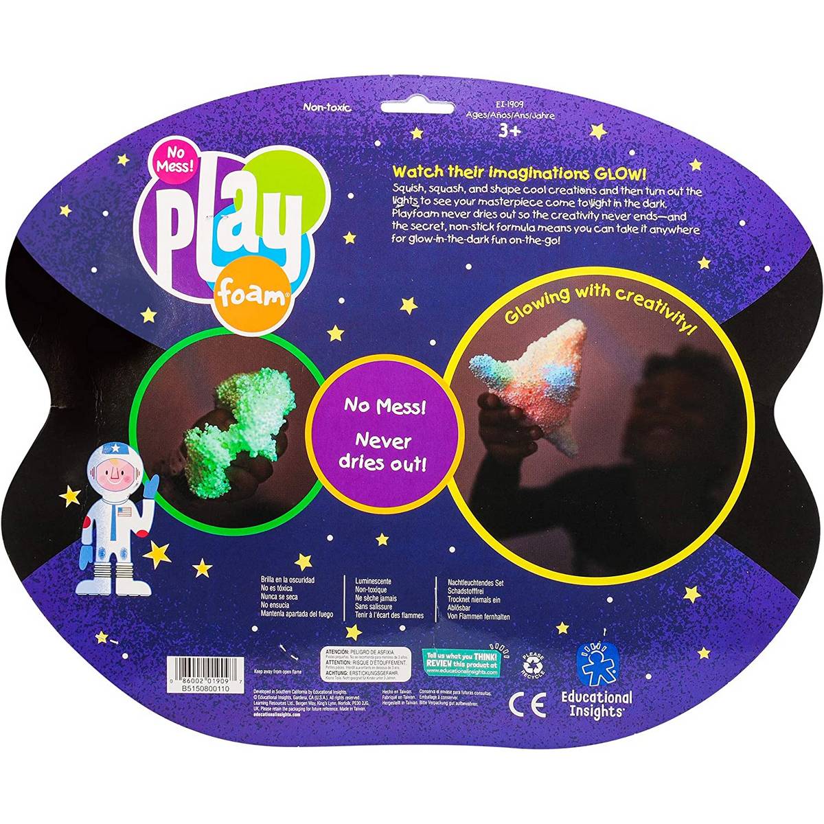 Learning Resources Playfoam® Glow In The Dark (8 Pack) - ABC School Supplies