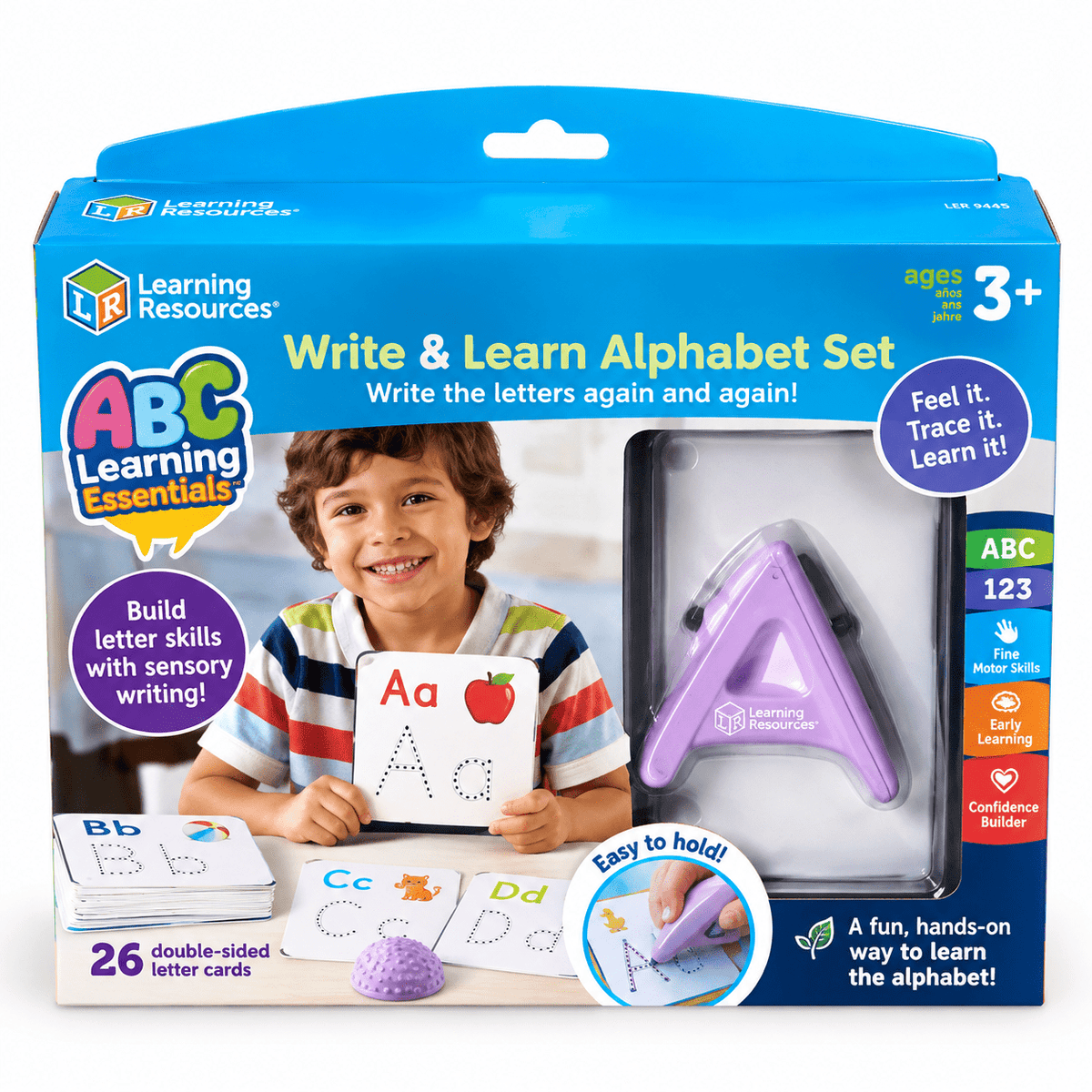 Learning Resources Playfoam® Shape & Learn Alphabet Set - ABC School Supplies