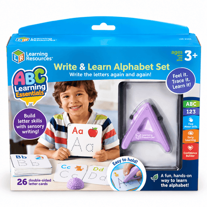 Learning Resources Playfoam® Shape & Learn Alphabet Set - ABC School Supplies