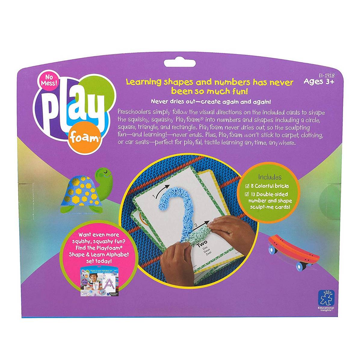 Learning Resources Playfoam® Shape & Learn Numbers Set - ABC School Supplies