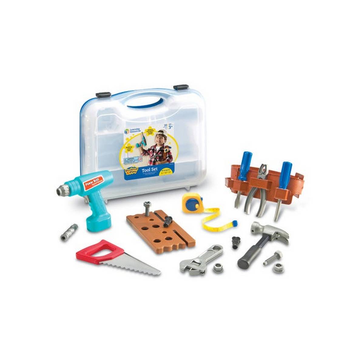 Learning Resources Pretend & Play® Work Belt Tool Set - ABC School Supplies