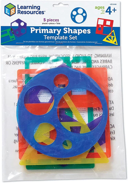 Learning Resources Primary Shapes Template Set - ABC School Supplies