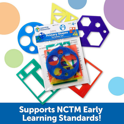 Learning Resources Primary Shapes Template Set - ABC School Supplies