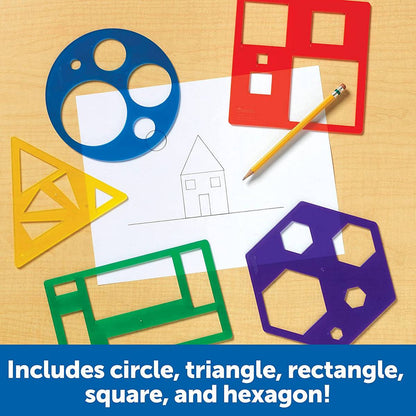 Learning Resources Primary Shapes Template Set - ABC School Supplies