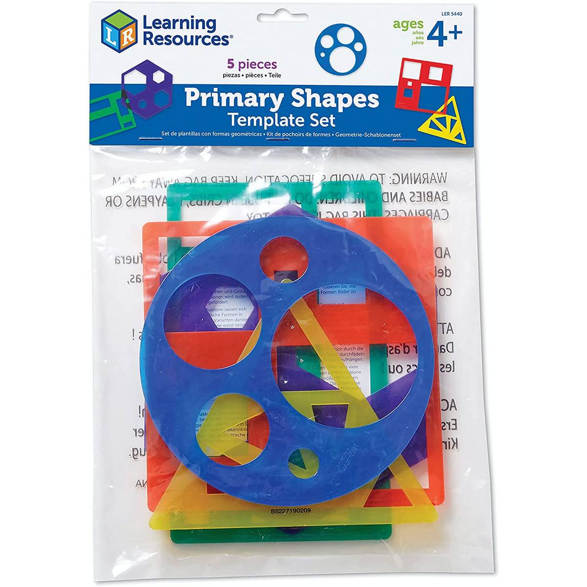 Learning Resources Primary Shapes Template Set - ABC School Supplies
