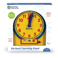 Learning Resources Primary Time Teacher Clock - Analogue & Digital Time Teacher - ABC School Supplies