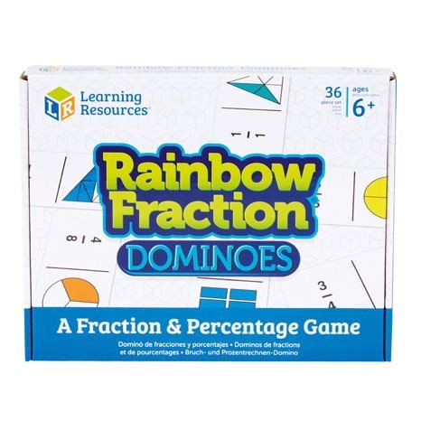 Learning Resources Rainbow Fraction Dominoes - ABC School Supplies