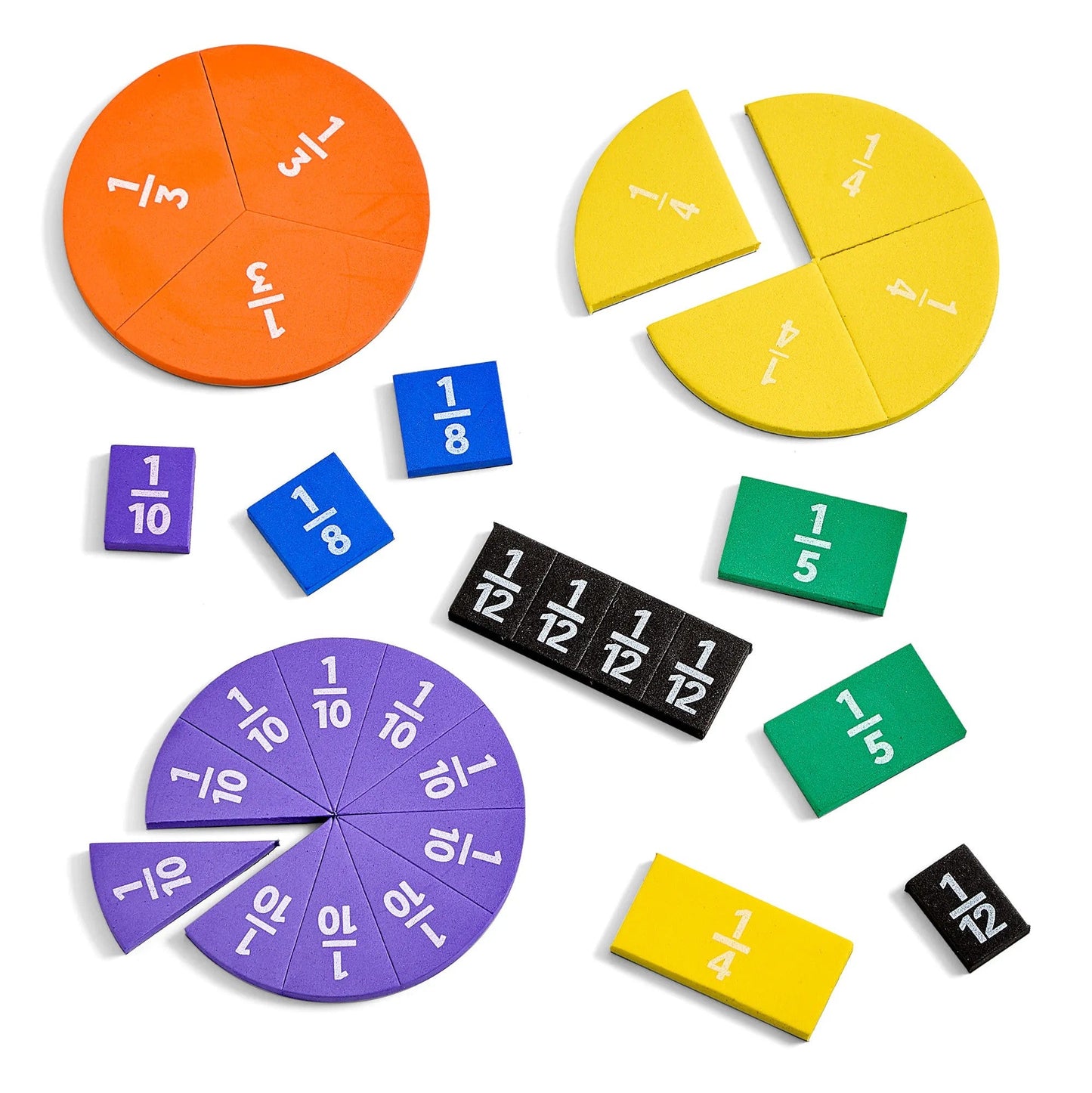 Learning Resources Rainbow Fraction Magnetic Activity Tray Set - ABC School Supplies