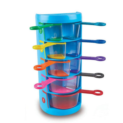 Learning Resources Rainbow Fraction® Measuring Cups (Set Of 9) - ABC School Supplies