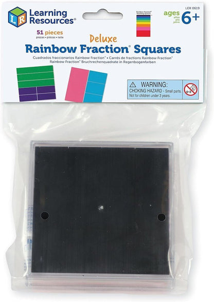 Learning Resources Rainbow Fraction® Squares - ABC School Supplies