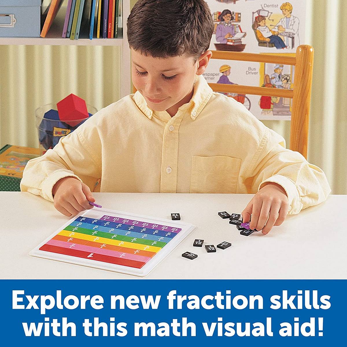 Learning Resources Rainbow Fraction® Tiles With Tray - ABC School Supplies