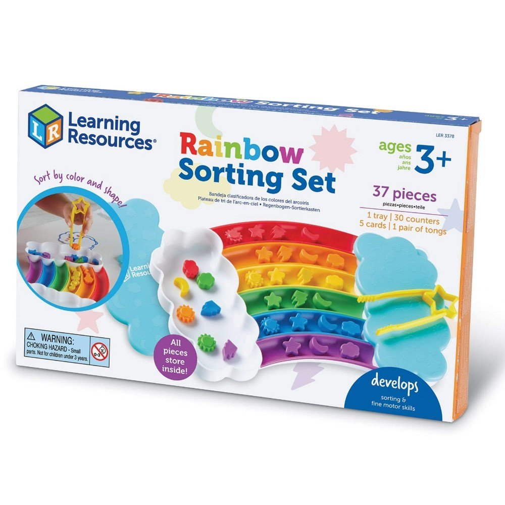 Learning Resources Rainbow Sorting Tray (Single) - ABC School Supplies