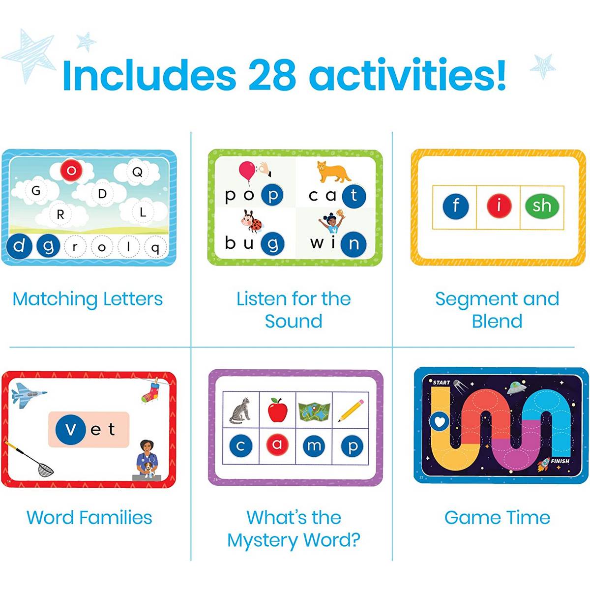 **Learning Resources Reading Readiness Activity Set - ABC School Supplies