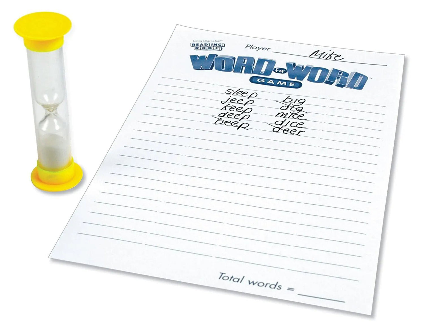 Learning Resources Reading Rods Word For Word Game: Phonics Word Building - ABC School Supplies