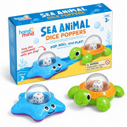 Learning Resources Sea Animal Dice Poppers  - ABC School Supplies