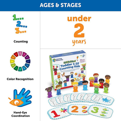 Learning Resources Skill Builders! Toddler 110 Counting Kids - ABC School Supplies